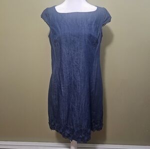 DB Established 1962 Blue Midi Sleeveless Dress Size 12